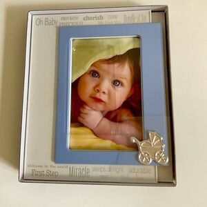 Photo frame baby boy in a box new